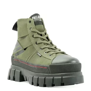 Botki Palladium REVOLT HI ARMY Olive Night 98579-309 - Botki damskie - miniaturka - grafika 2