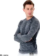 Odzież robocza - R.E.I.S. TROMS-LS - Koszulka termoaktywna z długim rękawem TROMS - czarny XL - miniaturka - grafika 1