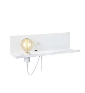 Markslojd Kinkiet LAMPA ścienna MULTI 106969 metalowa OPRAWA półka biała - Lampy ścienne - miniaturka - grafika 1