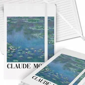 Notesy i bloczki - NOTES PLANER Notatnik Zeszyt Claude MONET Wzory - miniaturka - grafika 1
