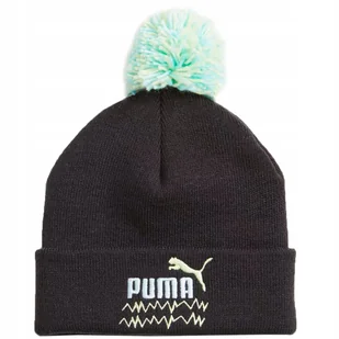 Czapka dla dzieci Puma Mixmatch Pom Pom czarna 024798 01 Kids - Czapki dla dzieci - miniaturka - grafika 1