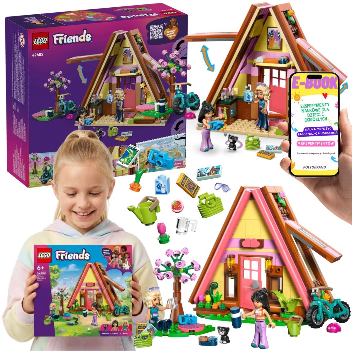 LEGO Friends Domek na Luksusowym Kempingu (42682) + E-BOOK