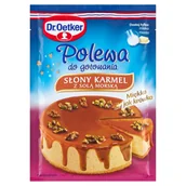 Dodatki do ciast w proszku - Dr. Oetker Polewa do gotowania słony karmel z solą morską 76 g - miniaturka - grafika 1