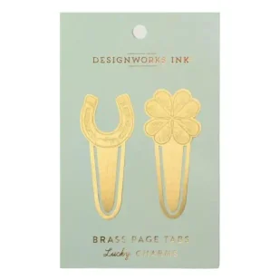Zakładki do książek metalowe Lucky Charms 2szt - Designworks Ink - Zakładki do książek - miniaturka - grafika 1