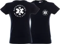 Odzież robocza - Promostars LPP - Koszulka damska RATOWNICTWO MEDYCZNE granatowa - miniaturka - grafika 1