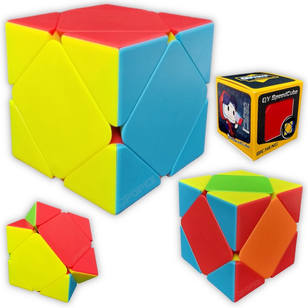 KOSTKA RUBIKA SKEWB QYToys NAROŻNIKOWA UKŁADANKA ŁAMIGŁÓWKA