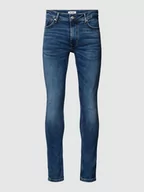 Spodnie męskie - Jeansy o kroju slim fit z 5 kieszeniami model ‘WARP’ - miniaturka - grafika 1