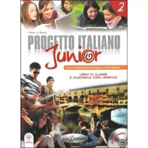 edilingua Progetto Italiano Junior 2 Podręcznik + CD - Marin Telis, Albano A. - Podręczniki dla gimnazjum - miniaturka - grafika 1