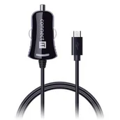 Ładowarki do telefonów - Zasilacz samochodowy Connect IT InCarz, Micro USB, 2,1A, 1,5 m (CI-763) Czarny - miniaturka - grafika 1