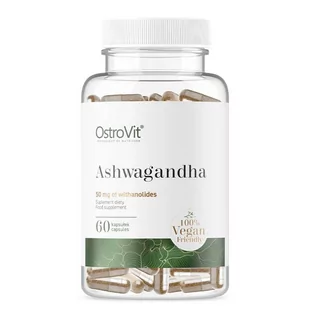 Ostrovit Ashwagandha VEGE 60 caps - Suplementy naturalne - miniaturka - grafika 1