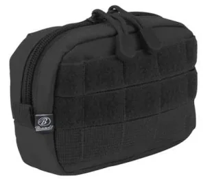 Torba BRANDIT Molle Pouch Compact Black - Odzież taktyczna i umundurowanie - miniaturka - grafika 1
