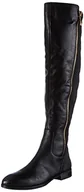 Kozaki damskie - Aldo Dyna damskie kozaki z krótką cholewką, czarny - Schwarz Black Leather 97-41 EU - miniaturka - grafika 1
