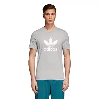 Odzież trekkingowa damska - Adidas, Koszulka męska, Originals Trefoil CY4574, szary, rozmiar S - grafika 1