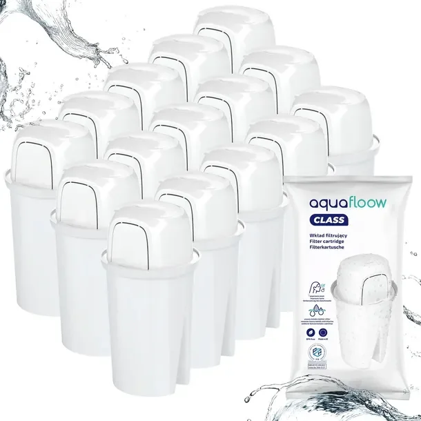 15x Filtr do wody Aquafloow Class do dzbanek filtrujący Dafi zamiennik