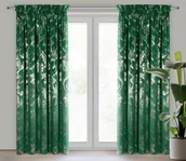 Zasłony - Zasłona, EUROFIRANY, naira, zielona, 140x270 - miniaturka - grafika 1