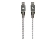 Kable komputerowe i do monitorów - GEMBIRD CC-USB2B-CMCM60-1.5M Kabel premium do ładowania i transmisji danych 60W Typ-C Power Delivery PD 1.5 m - miniaturka - grafika 1