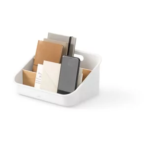 Biały plastikowy organizer łazienkowy Bellwood – Umbra - Koszyki łazienkowe - miniaturka - grafika 1