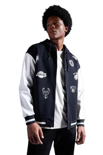 DEFACTO MĘSKI SWETER BEJSBOLOWY Z NAPISAMI CZARNY BIAŁY XS 5DA - Swetry męskie DEFACTO MĘSKI SWETER BEJSBOLOWY Z NAPISAMI CZARNY BIAŁY XS 5DA - Swetry męskie - miniaturka - grafika 1