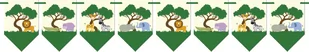 Baner flagi Safari - 300 cm - 1 szt. - Urodziny dziecka - miniaturka - grafika 1