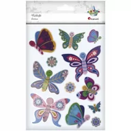 Zabawki kreatywne - naklejki foliowe 3d motyle - miniaturka - grafika 1
