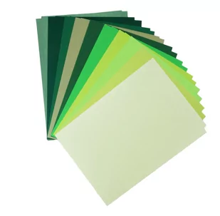 Papier kolorowy wycinanka zielony A4 20ark - Dekoratorstwo - miniaturka - grafika 1