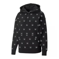 Bluzy sportowe damskie - Damska Bluza Z Nadrukiem Love Na Całej Powierzchni - miniaturka - grafika 1