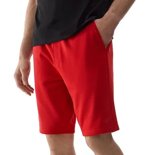 Spodenki 4F WSS24TSHOM28461S - czerwone - Spodnie sportowe męskie - miniaturka - grafika 1