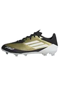Piłka nożna - adidas Unisex F50 League Messi Buty piłkarskie Firm Ground Shoes, Gold Met Ftwr Biały Rdzeń Czarny, 43 1/3 EU - miniaturka - grafika 1