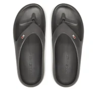 Klapki i japonki damskie - Japonki Tommy Hilfiger Th Comfort Beach Sandal FW0FW08522 Szary - miniaturka - grafika 1