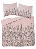 Pościel - Detexpol Pościel satynowa 220x200 różowa zielona kwiaty 5060B Home Satin 27 - miniaturka - grafika 1
