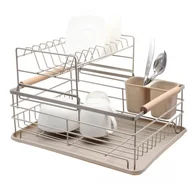 Suszarki do naczyń - SUSZARKA DWUPOZIOMOWA DO NACZYŃ Z OCIEKACZEM I TACĄ 4027 - miniaturka - grafika 1