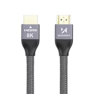 Kable USB - Wozinsky kabel HDMI 2.1  8K 60 Hz 48 Gbps / 4K 120 Hz / 2K 144 Hz 1m srebrny (WHDMI-10) - miniaturka - grafika 1