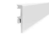 Listwy przypodłogowe - Listwa przypodłogowa VENEZIA 2500x75x20mm biała op.5szt - miniaturka - grafika 1