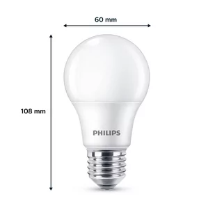 Philips LED E27 8W 806lm 2 700K mat 2 szt. - Żarówki LED - miniaturka - grafika 2