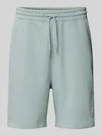 Spodenki męskie - Szorty z dzianiny dresowej o kroju relaxed fit z mieszanki bawełny w stylu jogger - miniaturka - grafika 1