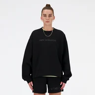 Bluzy damskie - Bluza damska New Balance WT41556BK  czarna - miniaturka - grafika 1