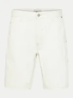 Spodenki męskie - Blend Szorty materiałowe 20716711 Biały Regular Fit - miniaturka - grafika 1