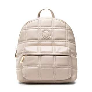 Torebki damskie - Trussardi Plecak Alyssa Backpack Sm Quilted Smooth 75B01313 White Alyssum - grafika 1