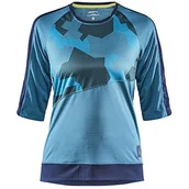 Koszulki i topy damskie - Craft Craft damska koszulka kolarska Hale Xt Jersey wielokolorowa Universe/Blaze X-S 1907128-676396-3 - miniaturka - grafika 1