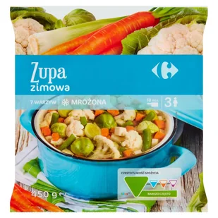 Carrefour Zupa zimowa mrożona 450 g - Dania mrożone - miniaturka - grafika 1