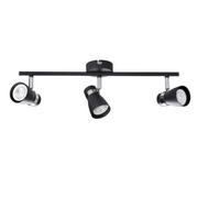 Lampy sufitowe - Kanlux Listwa Enali 28767 plafon lampa sufitowa spot 3x35W GU10 czarna - miniaturka - grafika 1