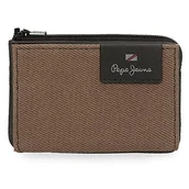 Koszulki męskie - Pepe Jeans Hilltop, Akcesoria Podróżne Portfel Mężczyzny, Brązowy, Jedyny w swoim rodzaju - miniaturka - grafika 1