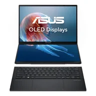 Laptopy 2w1 - ASUS Zenbook Duo UX8406CA-QL263W Intel Core Ultra 9 285H Hybryda (2w1) 35,6 cm (14") Ekran WUXGA 16 GB LPDDR5x-SDRAM 1 TB SSD Wi-Fi 7 (802.11be) Windows 11 Home Niemiecki Szary - miniaturka - grafika 1