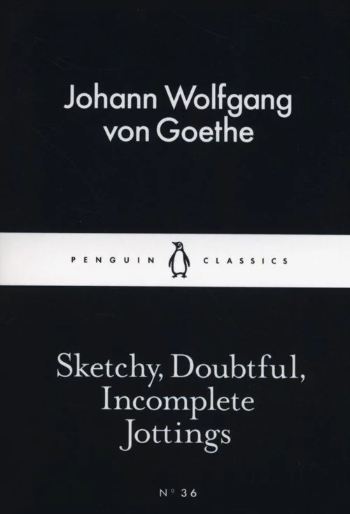 Sketchy Doubtful Incomplete Jottings - Johann Wolfgang Goethe