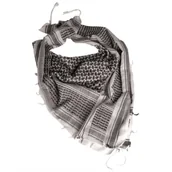 Odzież taktyczna i umundurowanie - Arafatka chusta ochronna Mil-Tec 110X110cm Biało-Czarna - miniaturka - grafika 1