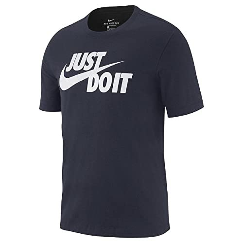 Nike Just Do It Swoosh T-shirt męski niebieski obsydianowy/biały M