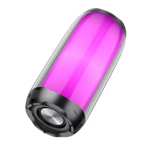 HOCO Głośnik Bluetooth HC8 Czarny Przenośny LED RGB 1800 mAh 10W - Głośniki przenośne - miniaturka - grafika 1
