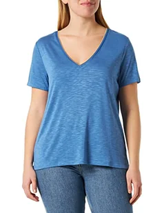 Vinol Lurex S/S Top – Noos, federal blue, L - Koszulki i topy damskie - miniaturka - grafika 1