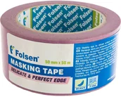 Folie i taśmy malarskie - FOLSEN painting tape, for sensitive surfaces, precise lines, 0.050 x 50m, pink. - miniaturka - grafika 1