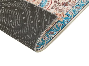 Dywan 80 x 240 cm beżowo-niebieski GORDES - Dywany - miniaturka - grafika 4